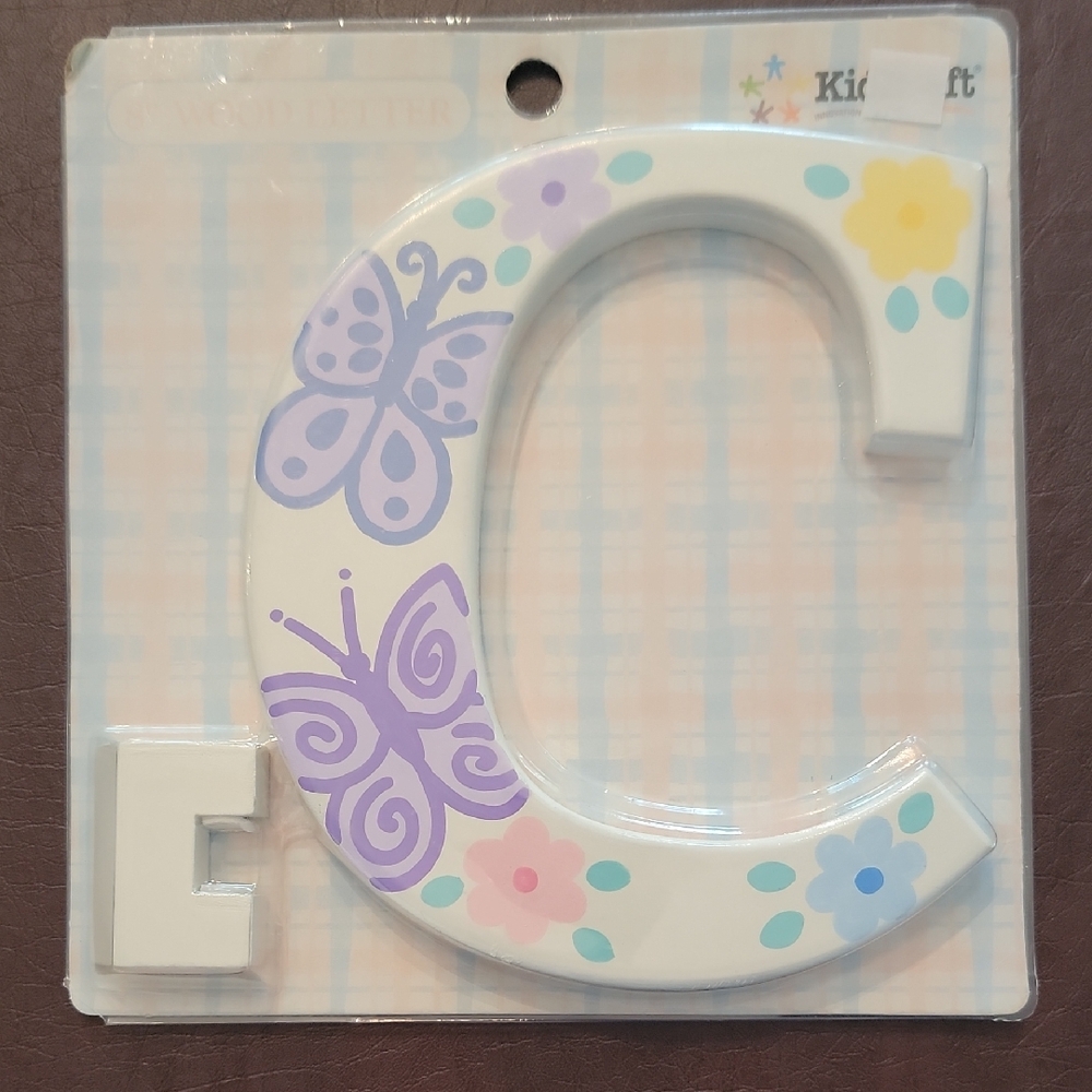 8" Wood Letter C